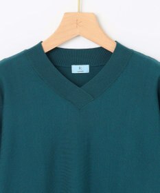 組曲 【洗える・WEB限定】Vネックドルマンスリーブ ニット