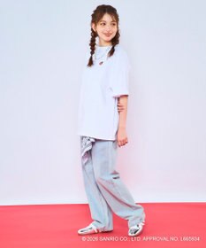 OP／FILA 【Ocean Pacific×ハローキティ】サガラ刺しゅうビッグTシャツ