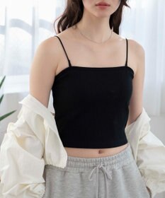 WEGO 【カップ付き】なちゅ盛れカップインショートキャミ