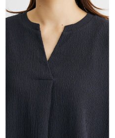 Green Parks ５分袖スキッパーカットチュニック