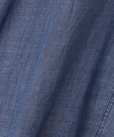 自由区 L 【洗える】テンセルリネンデニム  スカート