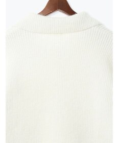 Te chichi フラットカラーメタル釦ニットジャケット《2025winter catalog item》