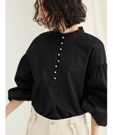 CRAFT STANDARD BOUTIQUE パールボタンピコフリルブラウス