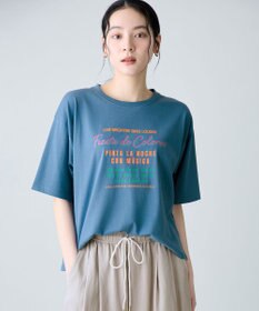 ANY ANYファンクションロゴTシャツ ブルー