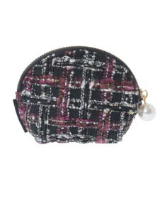 Maison de FLEUR LINTONツイードコインケース