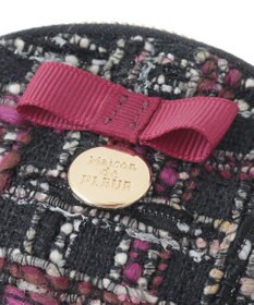 Maison de FLEUR LINTONツイードコインケース