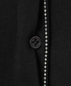 ICB 【洗える】コンパクトモクロディ バンドカラーカットソー［ボールチェーン］