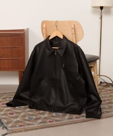 WEGO PUダブルZIPブルゾン