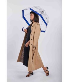 MOONBAT 【雑誌掲載／non・no】フルトン (FULTON) Birdcage ワンポイントロゴ 長傘 透明傘