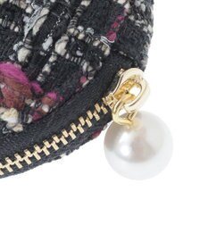 Maison de FLEUR LINTONツイードコインケース