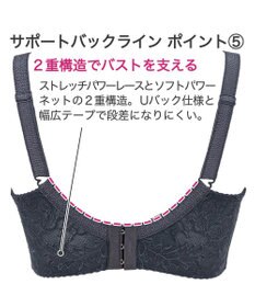 BRADELIS New York 【BRADELIS New York / コンパクト補整ブラ】サポートバックラインブラ22A1