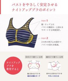 Wing ノンワイヤーブラ　【ナイトアップブラ】　寝るとき用ブラ　夜のバストケア　ウイング／ワコール　KB3508