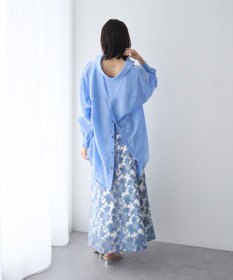 YECCA VECCA バック釦シアーシャツ