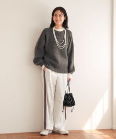 Green Parks あったか裏起毛サイドラインスウェットパンツ