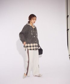 Green Parks あったか裏起毛サイドラインスウェットパンツ