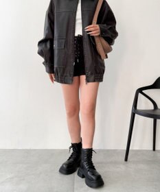 WEGO レースアップショートブーツ