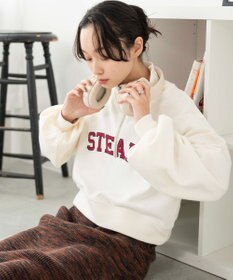 WEGO ハーフジップショートスウェット