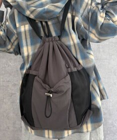 WEGO 【ユニセックス着用ITEM】メッシュポケットナップサック