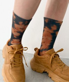 WEGO タイダイプリントソックス