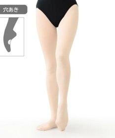 Chacott ジュニア　ベロネーゼタイツIII（穴あき）かかと立体設計