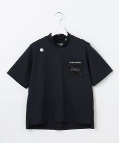 PW CIRCULUS 【吸水速乾 / UV遮蔽率99% UVカット / ストレッチ】【WOMEN】メッシュポケットモックネックT ゴルフウェア レディース