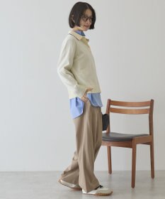 AMERICAN HOLIC 配色ラインニットポロ