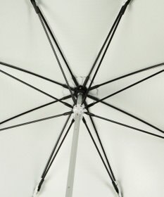 MOONBAT ランバン オン ブルー 晴雨兼用日傘 長傘 ドビー×フリル 遮光 遮熱 UV