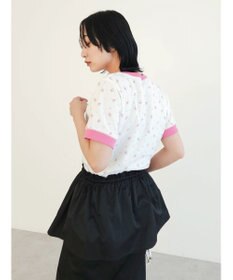 Green Parks アリス／小花ワッペンＴＥＥ