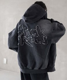 WEGO ヴィンテージウォッシュBIGフードブルゾン