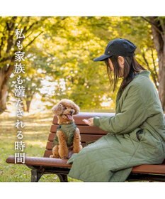 PET PARADISE J.PRESS  アウターハーネス オニオンシームステッチ 《カーキ》 小型犬