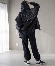 WEGO ヴィンテージウォッシュBIGフードブルゾン