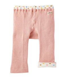 MIKI HOUSE HOT BISCUITS 【70-100cm】 おしりフリル 9分丈ベビースパッツ