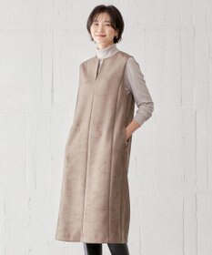 J.PRESS LADIES 【洗える】ダンボールスエード ジャンパースカート