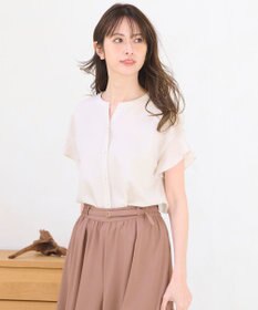 ANY SIS 【美人百花6月号掲載】スムージーポリエステル ブラウス