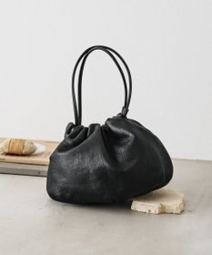 russet レザー巾着4WAYショルダーバッグ(CE-1454)