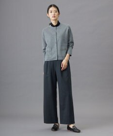 J.PRESS LADIES L 【WEB限定・洗える】WORSTED WOOL クルーネック カーディガン