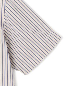 J.PRESS MEN 【KING SIZE】【クールマックス】サッカー マルチストライプ バンドカラーシャツ