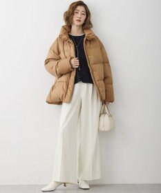 23区 L 【Oggi掲載】シレータフタ ハイネック ショート ダウンコート