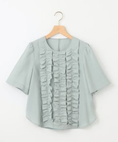 組曲 S 【WEB限定】ヴィンテージジョーゼットフリル ブラウス