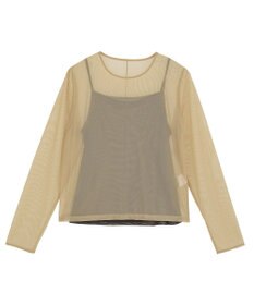 AMERICAN HOLIC 【２点セット】チュールキャミレイヤードトップス