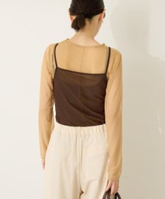 AMERICAN HOLIC 【２点セット】チュールキャミレイヤードトップス