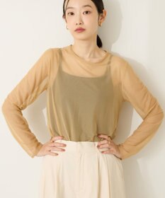 AMERICAN HOLIC 【２点セット】チュールキャミレイヤードトップス