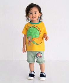 MIKI HOUSE HOT BISCUITS 【80-120cm】 フルーツモチーフ 半袖Tシャツ