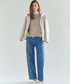 23区 【先行予約】エンブロイダリーレース ニットベスト