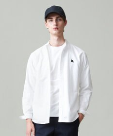 J.PRESS MEN 【大人気バックブル】バンドカラー オックスフォードガーメントダイシャツ