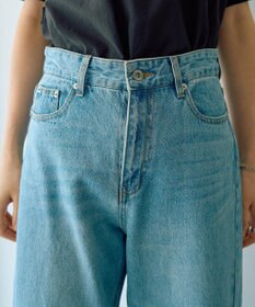 YECCA VECCA ルーズストレートデニムパンツ