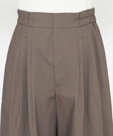 uncrave 【ご好評につき追加生産】カラータイプライター タックワイドパンツ（uncrave WHITE）