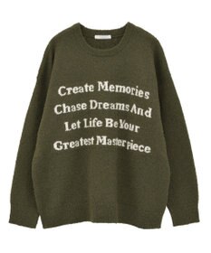 Green Parks ブークレロゴニットチュニック