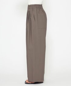 uncrave 【ご好評につき追加生産】カラータイプライター タックワイドパンツ（uncrave WHITE）