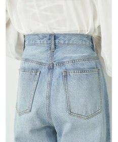 earth music&ecology ウ゛ィンテージ加工セルフカットワイドデニム